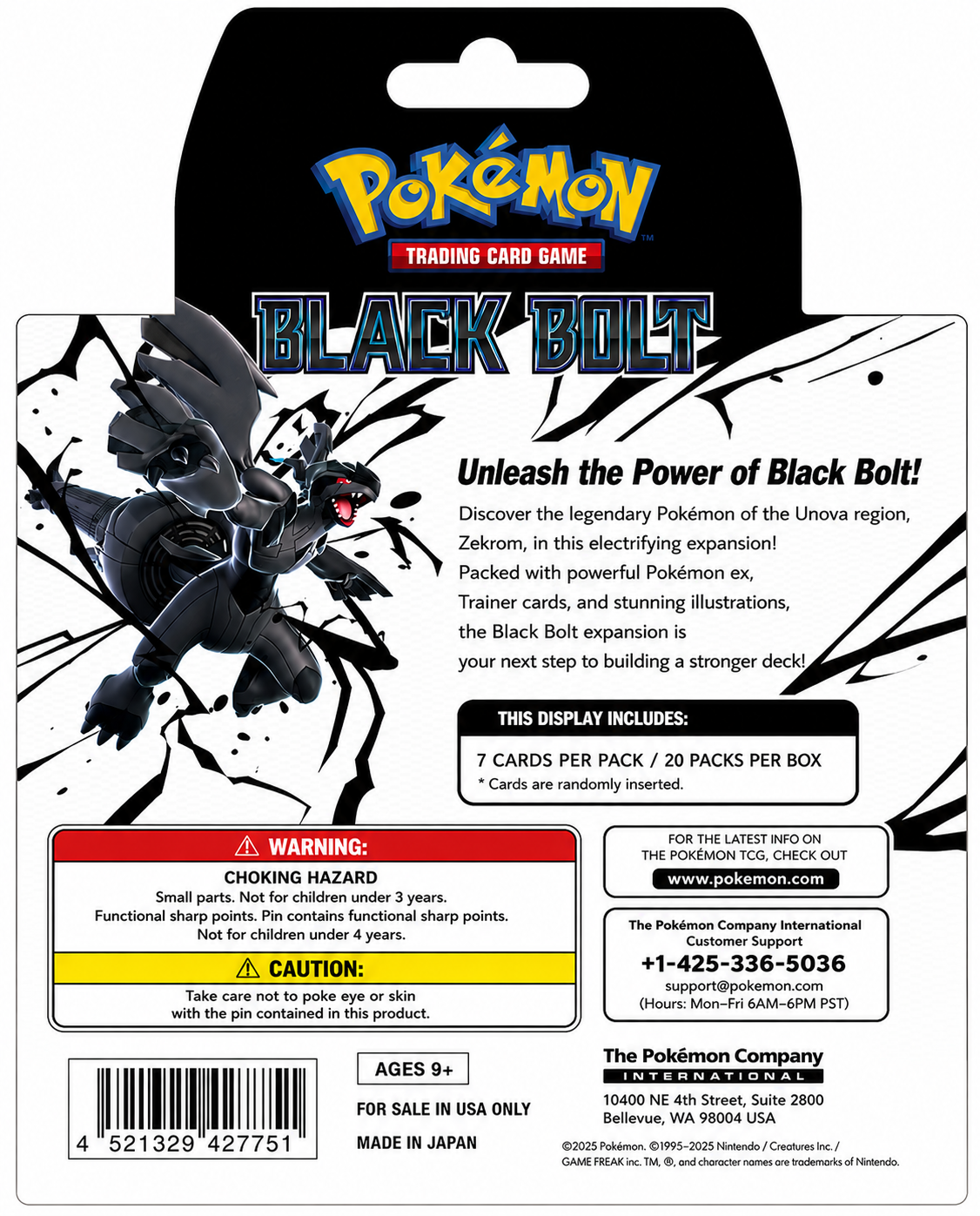 pokemon card game sv booster black bolt sealed boxsv11b
