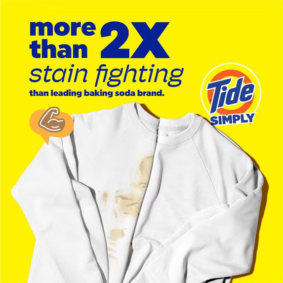 Tide Simply Laundry Detergent Liquid, Clean & Fresh, Berry Blossom Scent, 138 Loads, 173 fl oz