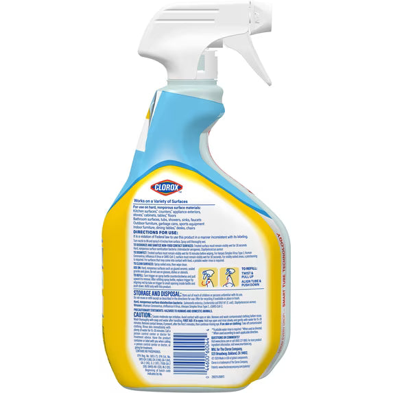 Clorox Bleach-Free All-Purpose Cleaner, Lemon, 32 fl oz