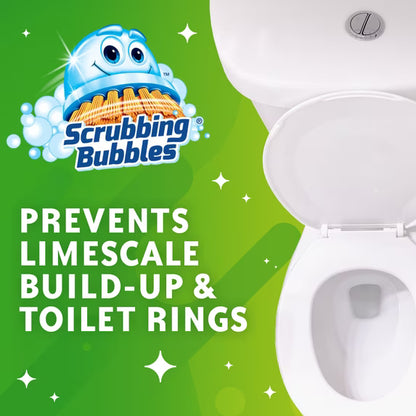Scrubbing Bubbles Automatic Toilet Bowl Cleaner, Rainshower, 6 Gel Stamps