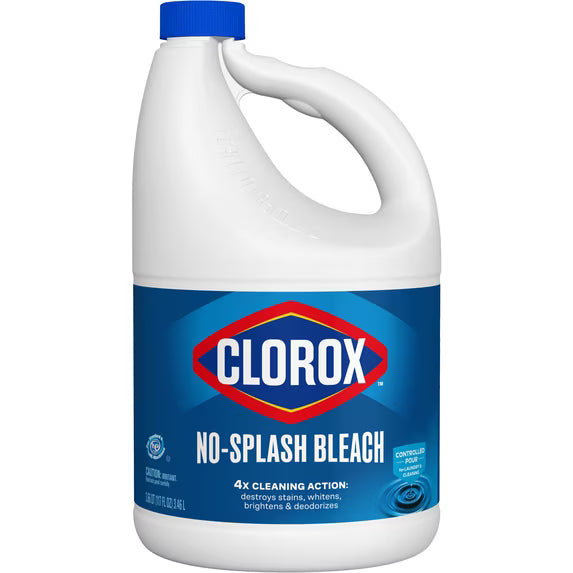 Clorox No Splash Bleach, 117 fl oz