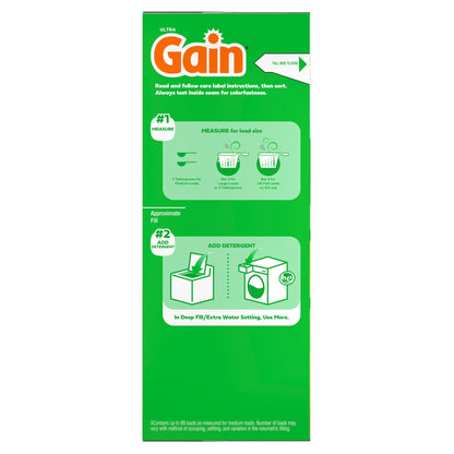 Gain Powder Laundry Detergent, Island Fresh, 82 oz, 89 Loads