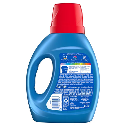 Persil Advanced Clean Oxi+Odor Fighter Liquid Laundry Detergent, 34 fl oz, 20 Loads