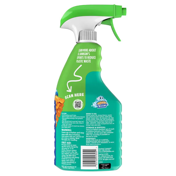 Scrubbing Bubbles Easy Clean Multi-Purpose Bathroom Cleaner, 32 oz
