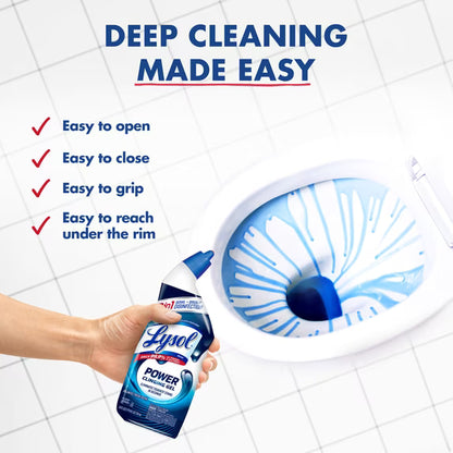 Lysol Toilet Bowl Cleaner, Clinging Gel, 24 fl oz (2 Pack)