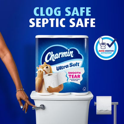 Charmin Ultra Soft Toilet Paper, 12 Mega XL Rolls