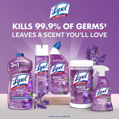 Lysol Disinfecting Wipes, Lavender & Cotton Blossom, 80 Count