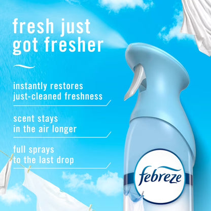 Febreze Air Mist Air Freshener Spray, Linen & Sky Scent, 8.1oz