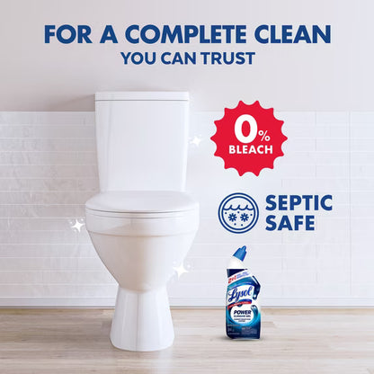 Lysol Toilet Bowl Cleaner, Clinging Gel, 24 fl oz (2 Pack)