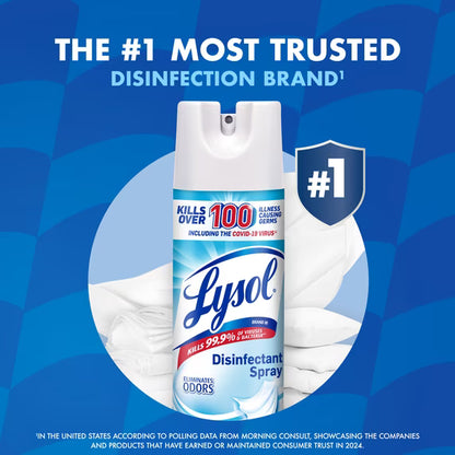 Lysol Disinfectant Spray, Crisp Linen, 19 oz