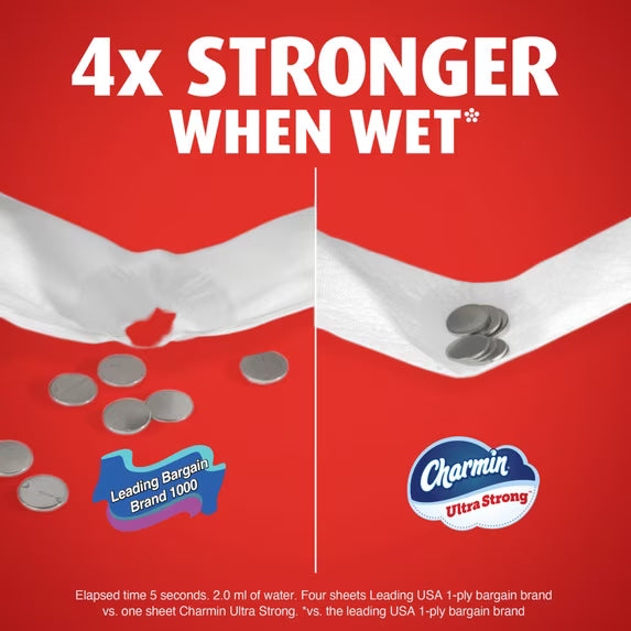 Charmin Ultra Strong Toilet Paper, 12 Mega XXL Rolls, 440 Sheets/Roll