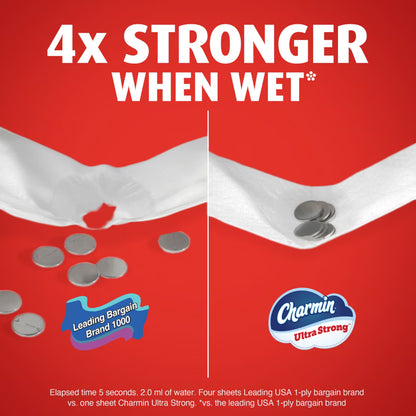 Charmin Ultra Strong Toilet Paper, 12 Mega Rolls, 220 Sheets/Roll