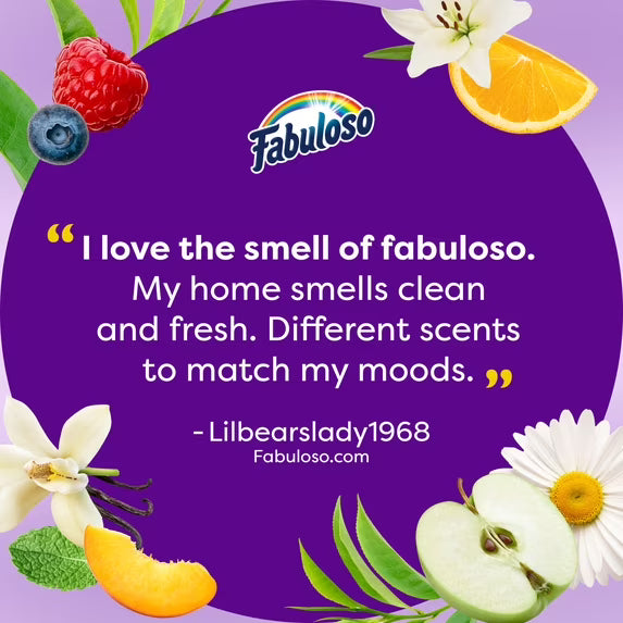 Fabuloso 2X Multi-Purpose Cleaner, Tropical Spring Scent, 3 Pack, 56 fl oz Each