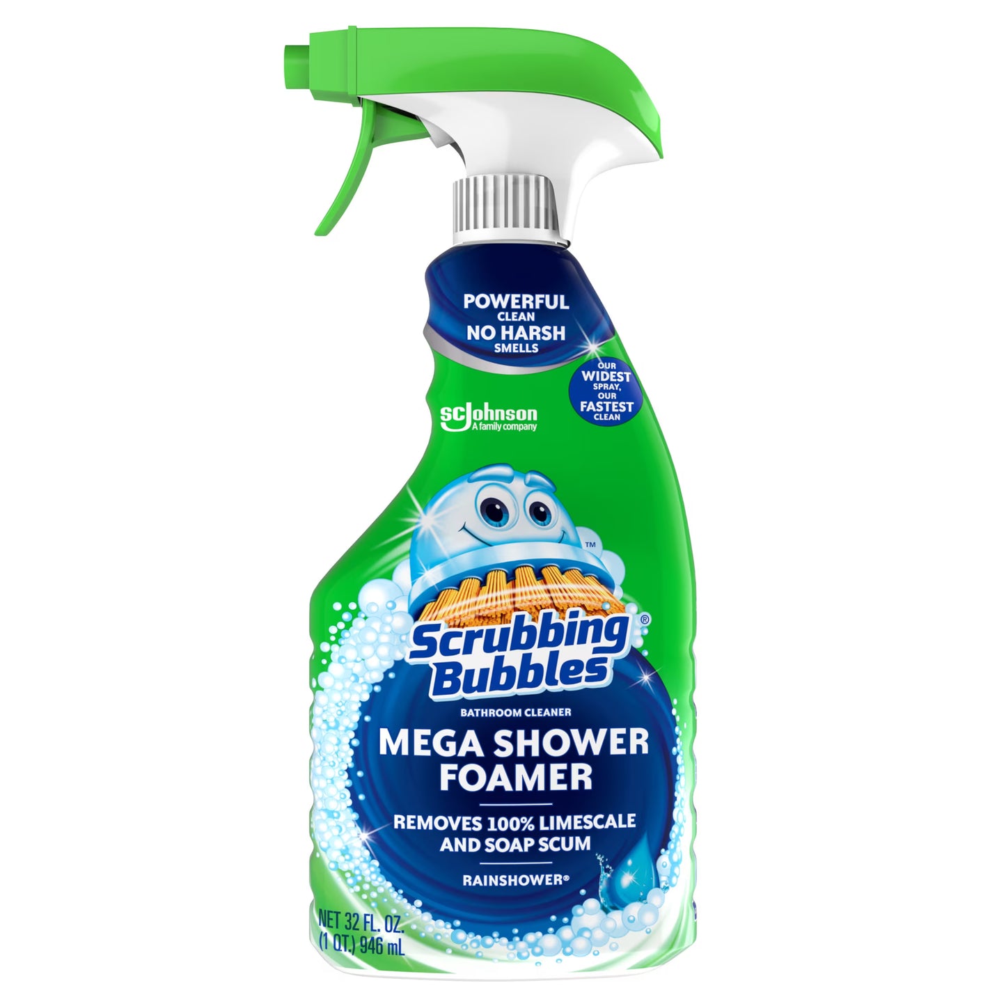 Scrubbing Bubbles Mega Shower Foamer, Rainshower, 32 oz