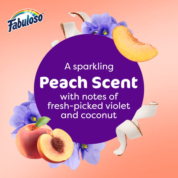 Fabuloso 2X Multi-Purpose Cleaner, Peach Scent, 56 fl oz