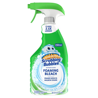 Scrubbing Bubbles Foaming Bleach Bathroom Cleaner, Mold & Mildew Remover, 32 oz