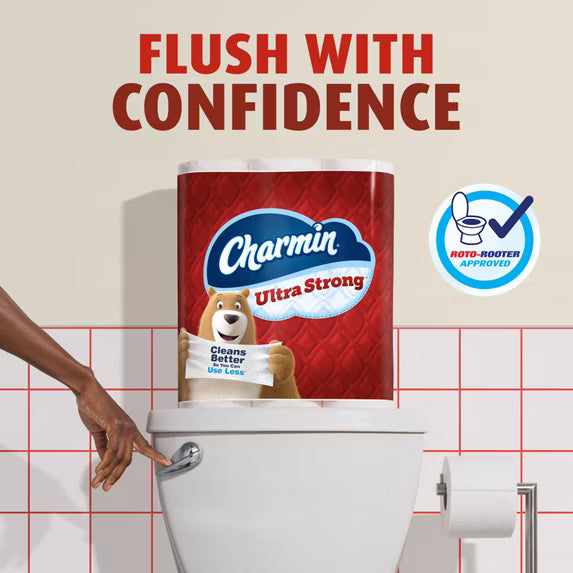 Charmin Ultra Strong Toilet Paper, 12 Mega XXL Rolls, 440 Sheets/Roll