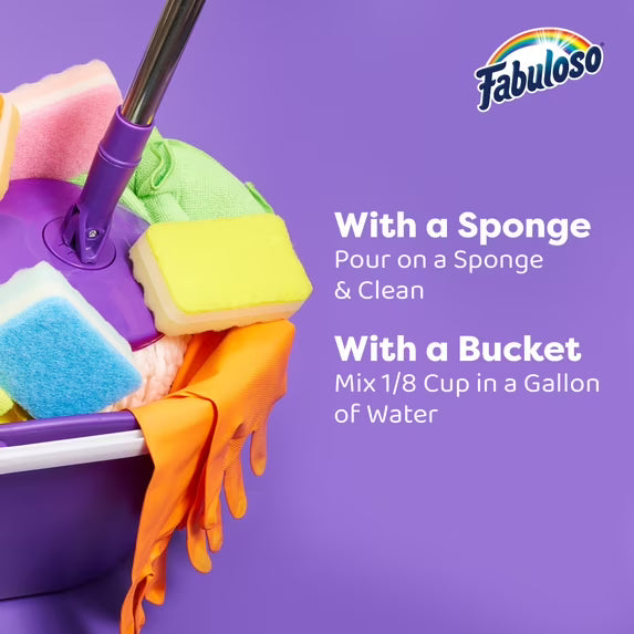 Fabuloso 2X Multi-Purpose Cleaner, Lavender Scent, 56 fl oz