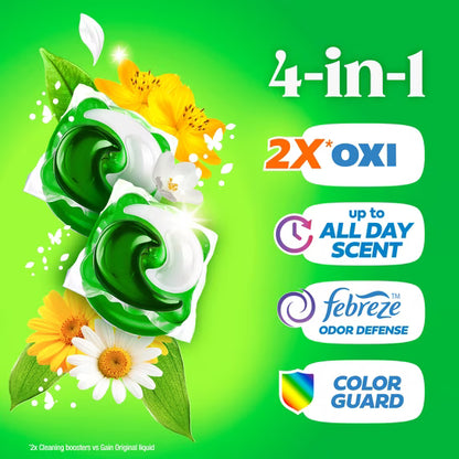 Gain Flings Laundry Detergent, 4-in-1, Original, 12 Count