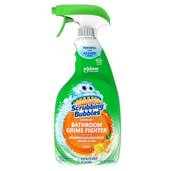 Scrubbing Bubbles Disinfectant Bathroom Cleaner, Citrus, 32 oz