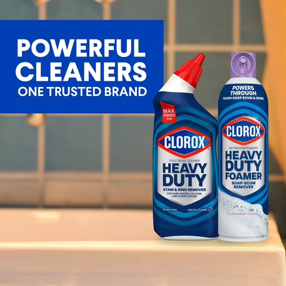 Clorox Bathroom Foamer Soap Scum Remover, Lavender, 20 oz