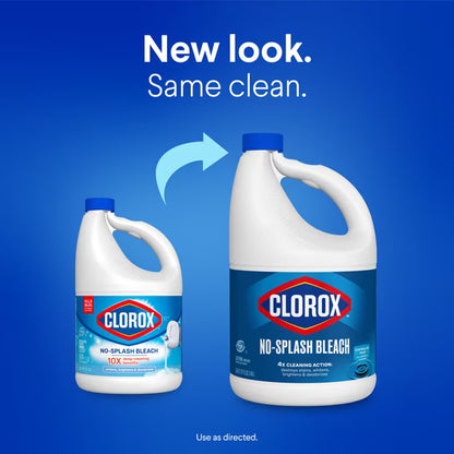 Clorox No Splash Bleach, 117 fl oz