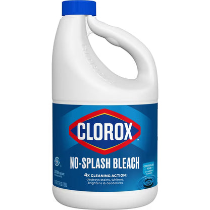 Clorox No Splash Bleach, 77 fl oz