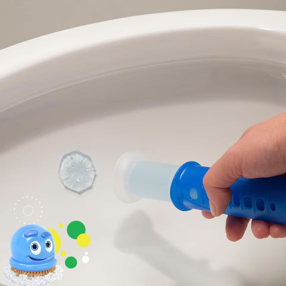 Scrubbing Bubbles Fresh Gel Toilet Cleaning Stamp, Floral Fusion, 6 Gel Stamps, 1.34 oz