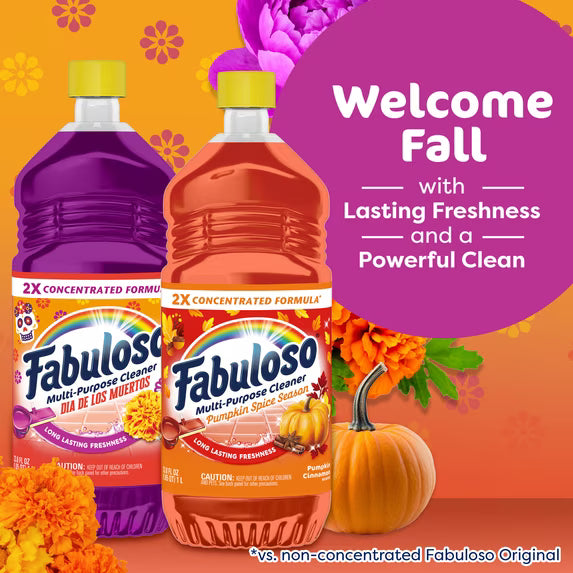 Fabuloso 2X Limited Edition Multi-Purpose Cleaner, Garden Scent, 33.8 fl oz