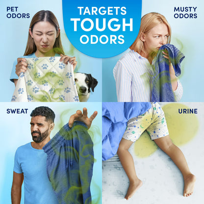 Downy Rinse Out Odor Laundry Rinse, Tackles Tough Odors and Refreshes, Active Fresh Scent, 62 fl oz
