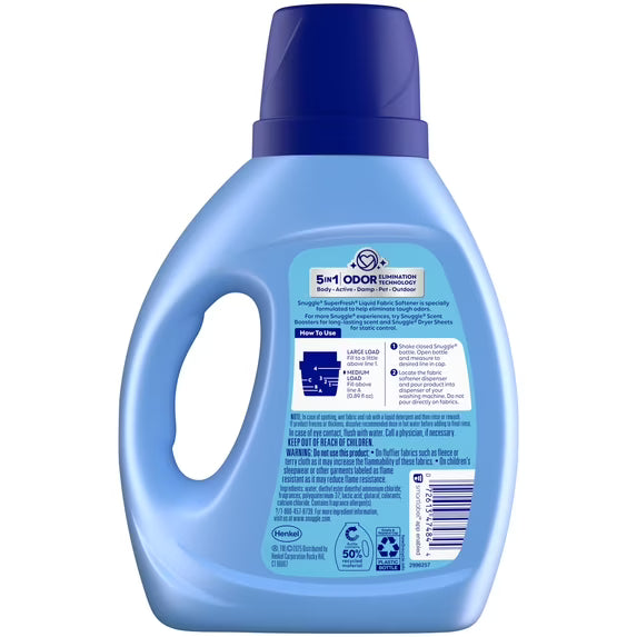Snuggle SuperFresh Fabric Softener, Spring Burst, 40 Loads