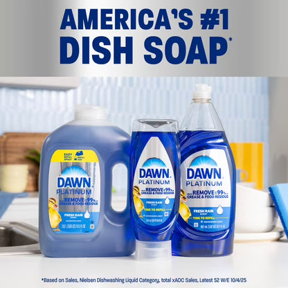 Dawn Platinum Dish Soap, Fresh Rain, 30 fl oz