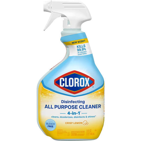 Clorox Bleach-Free All-Purpose Cleaner, Lemon, 32 fl oz
