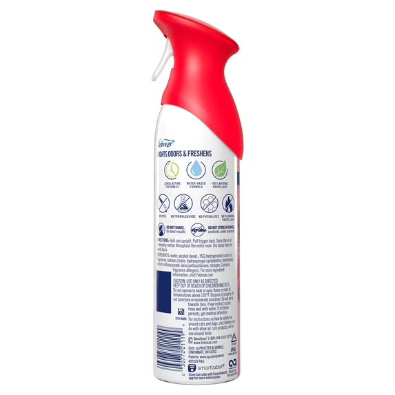 Febreze Air Mist Air Freshener Spray with Cherries & Berries Scent, 8.1 oz