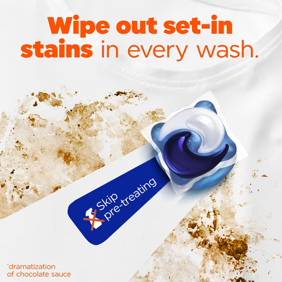 Tide PODS Laundry Detergent Pacs, Oxi Boost Power PODS with Stain Remover and Oxi Power, 45 count