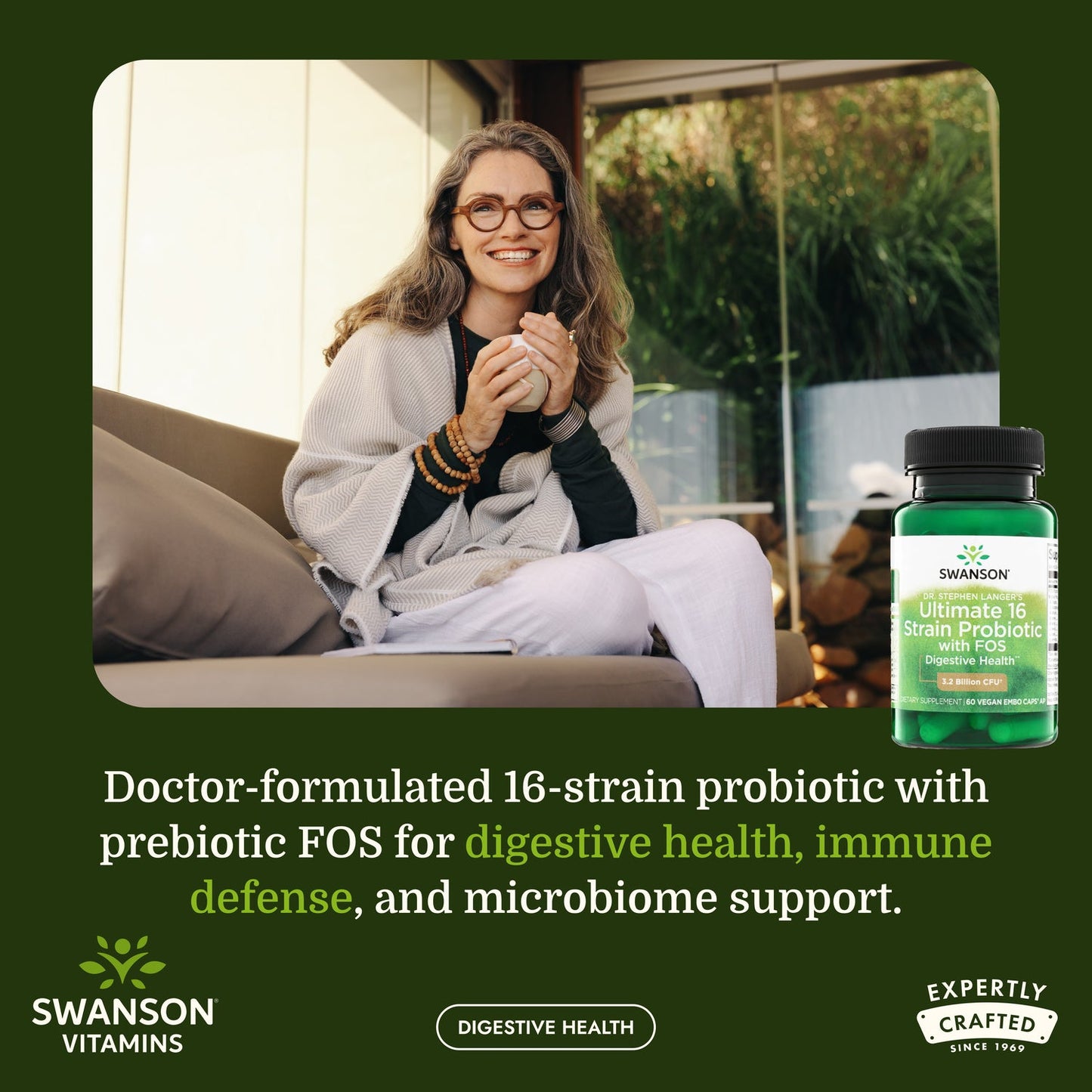 Dr. Stephen Langer's Ultimate 16 Strain Probiotic with FOS