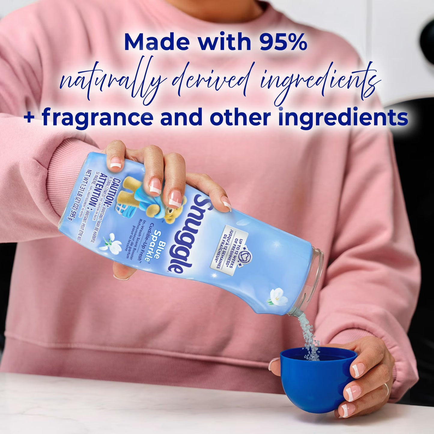 Snuggle Blue Sparkle Cuddle-Up Fresh Scent Booster, 21 Ounce