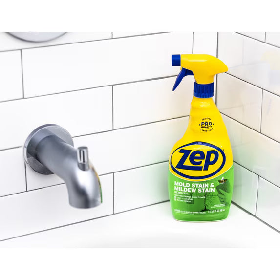 Zep Mold & Mildew Stain Eraser & Cleaner, Clean Fresh, 32 fl oz