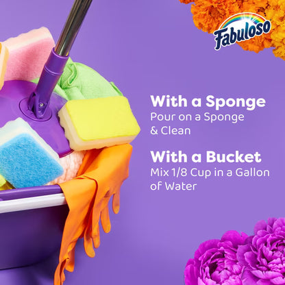 Fabuloso 2X Limited Edition Multi-Purpose Cleaner, Garden Scent, 33.8 fl oz