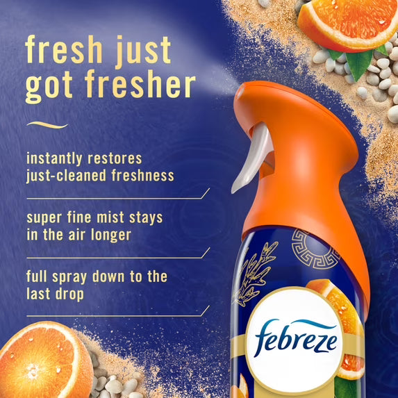 Febreze Air Mist Air Freshener Spray, Tranquil Cyprus Coves, 8.1oz