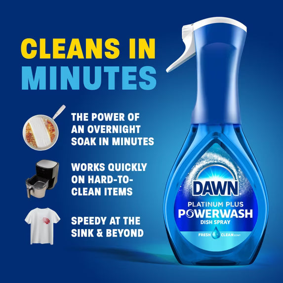 Dawn Powerwash Dish Spray, Fresh, 16 fl oz Starter Kit