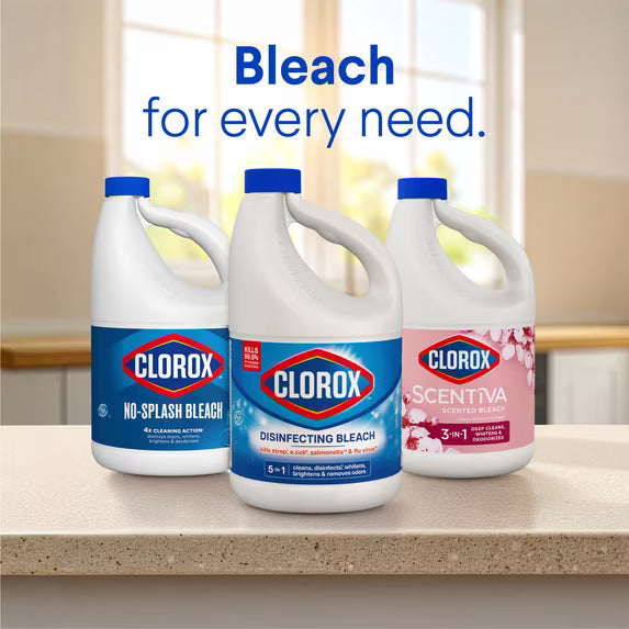 Clorox No Splash Bleach, 117 fl oz
