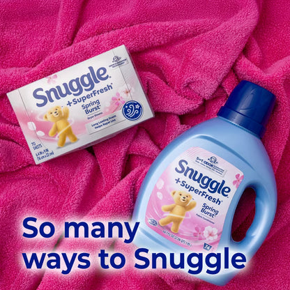 Snuggle SuperFresh Fabric Softener, Spring Burst, 40 Loads