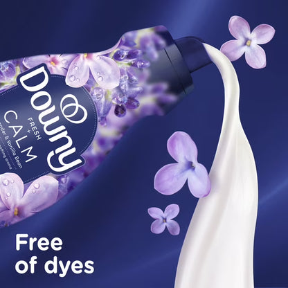 Downy Ultra Soft Fabric Softener Liquid, Calm, Lavender and Vanilla Bean, 26 fl oz, 39 Loads
