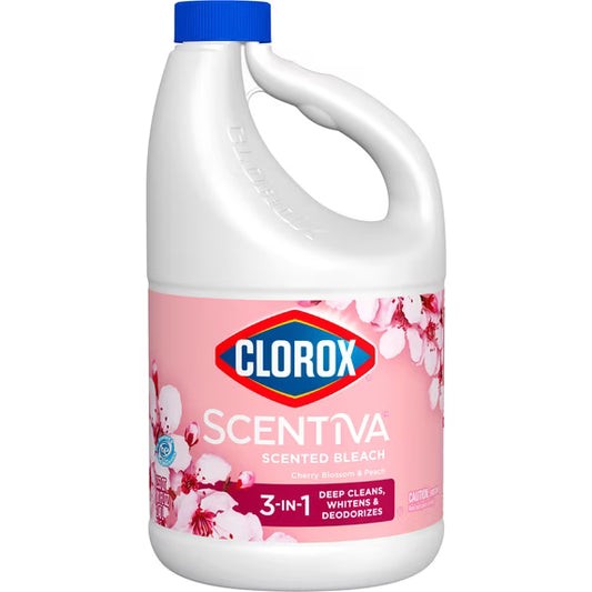 Clorox Scentiva Bleach, Cherry Blossom & Peach, 81 fl oz