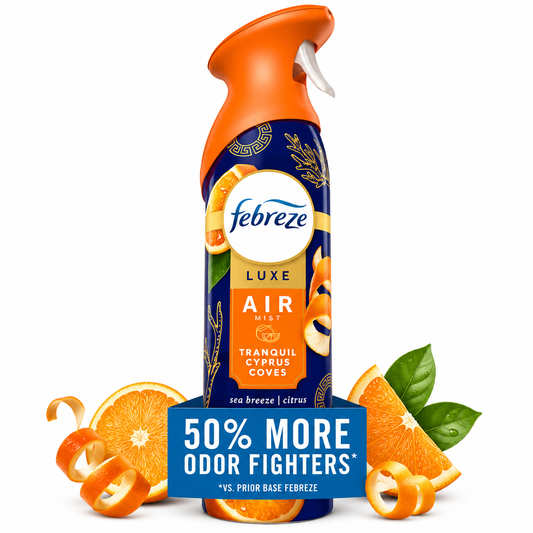 Febreze Air Mist Air Freshener Spray, Tranquil Cyprus Coves, 8.1oz