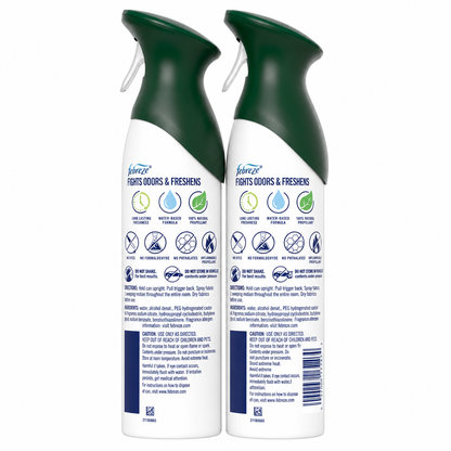 Febreze Odor-Fighting Air Freshener Spray, Room Spray, White Pine & Juniper Berry Air Mist, 8.1 oz, 1ct