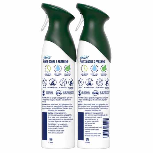 Febreze Odor-Fighting Air Freshener Spray, Room Spray, White Pine & Juniper Berry Air Mist, 8.1 oz, 1ct