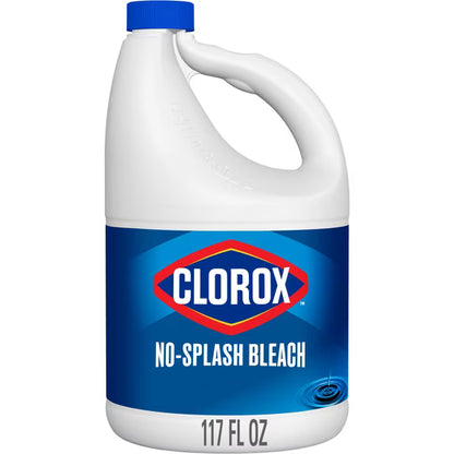 Clorox No Splash Bleach, 117 fl oz