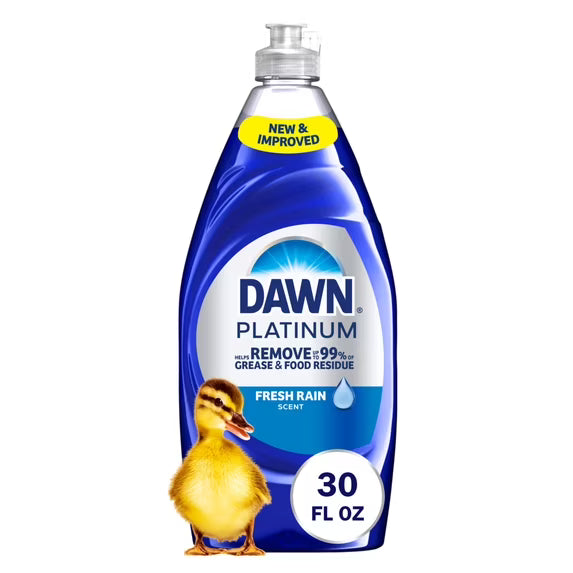 Dawn Platinum Dish Soap, Fresh Rain, 30 fl oz